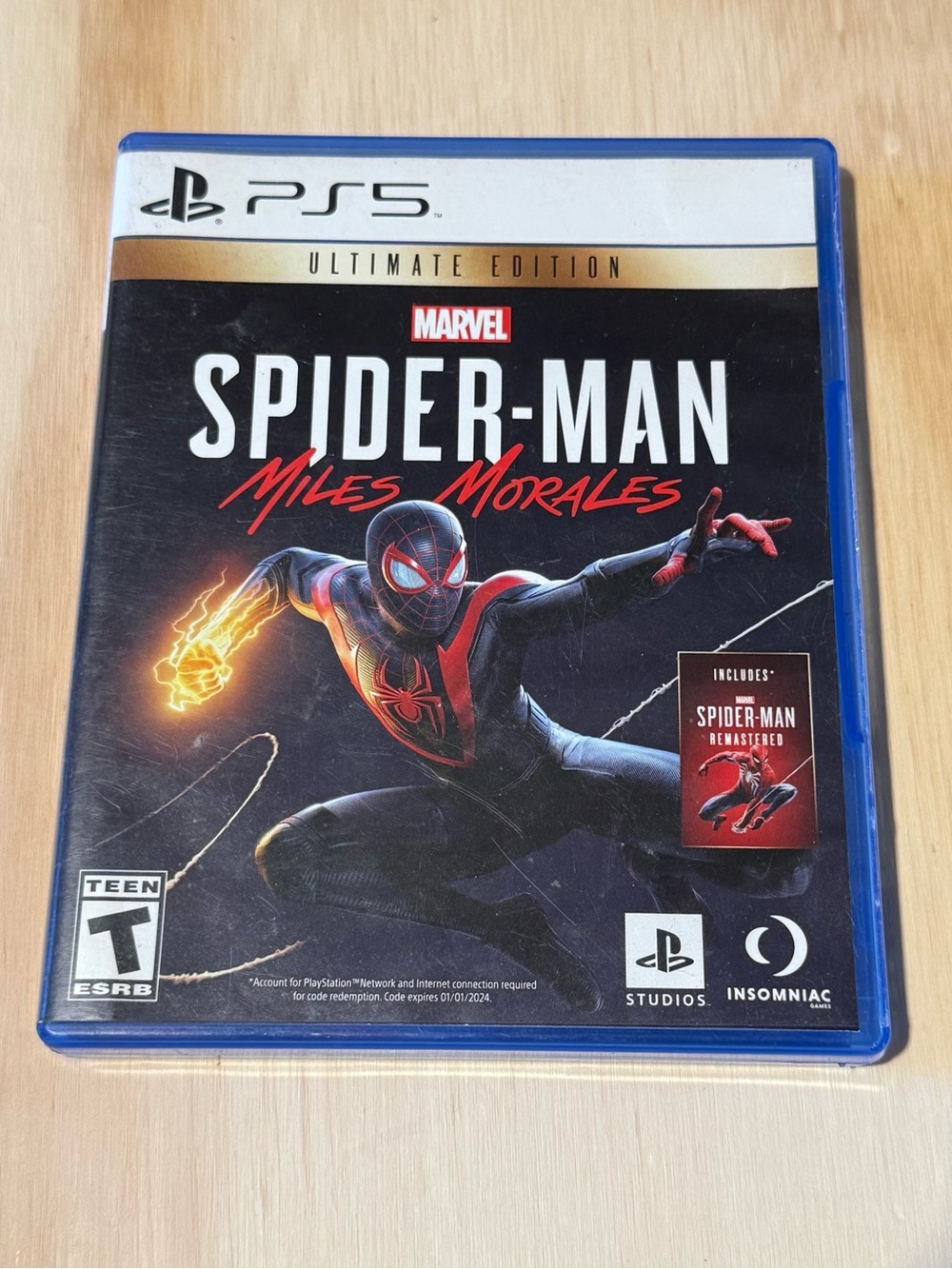 Marvel Spider-Man Miles Morales Ultimate Edition 4-PS5 Great Condition Read Info